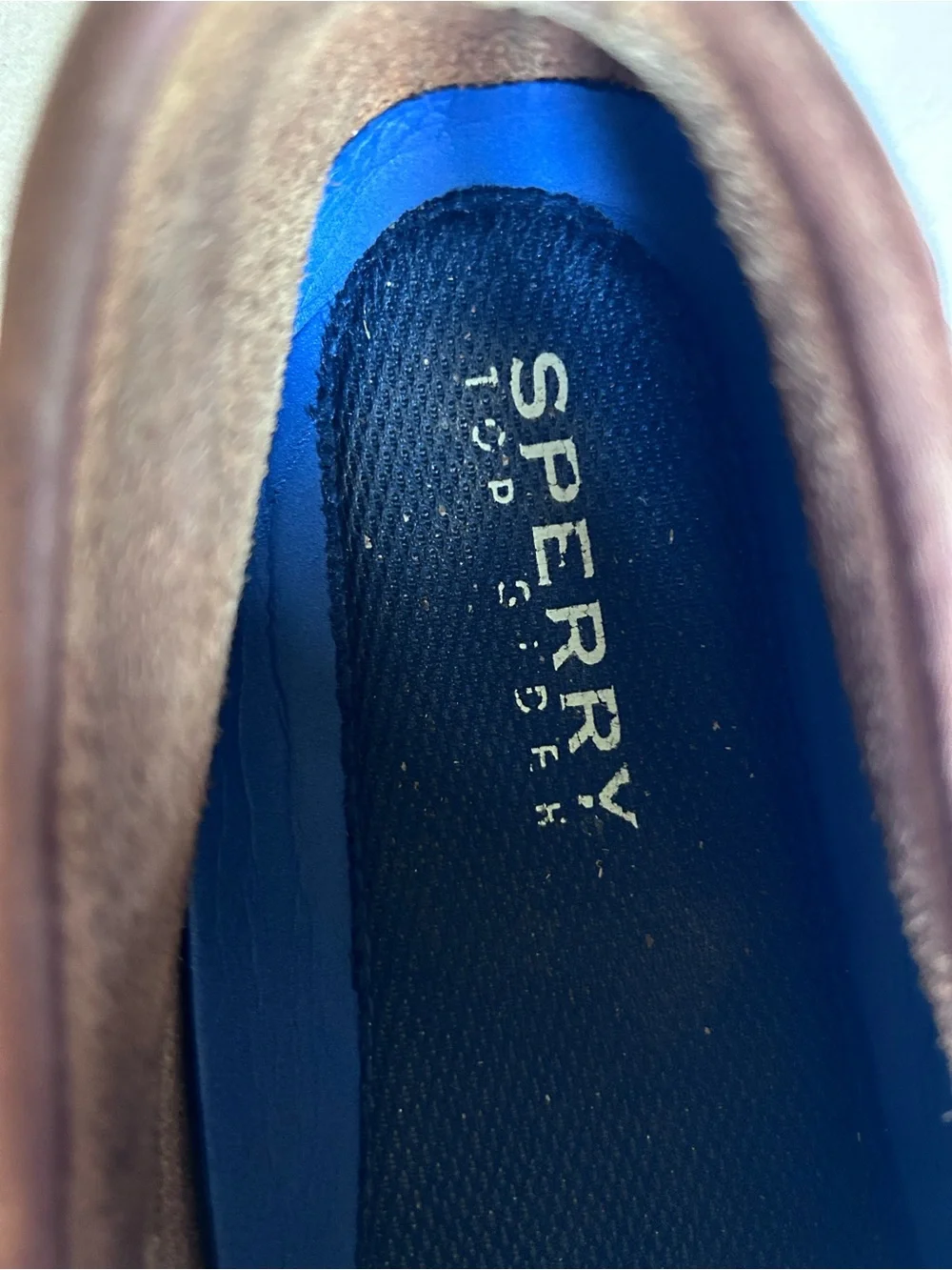 Sperry Top-Sider Men’s Brown Leather Boat Shoes Size 13M